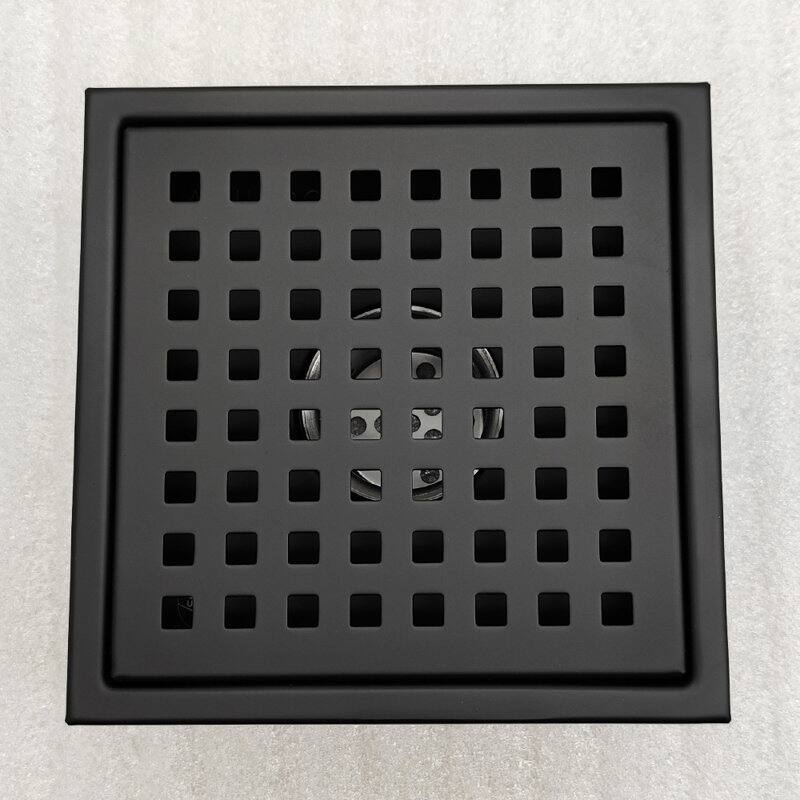 Oceanic Linear Shower Drain, Marine-grade 316 Stainless Steel, Grid Cover with Hair Strainer