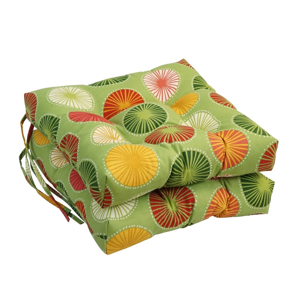 16-inch Square Outdoor Dining Chair Cushions (Set of 2, 4, or 6)