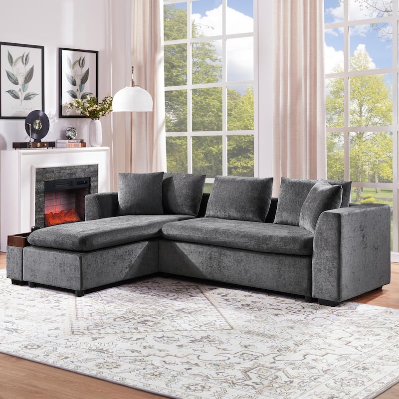 L-shaped Sofa Upholstered Sofa Couch