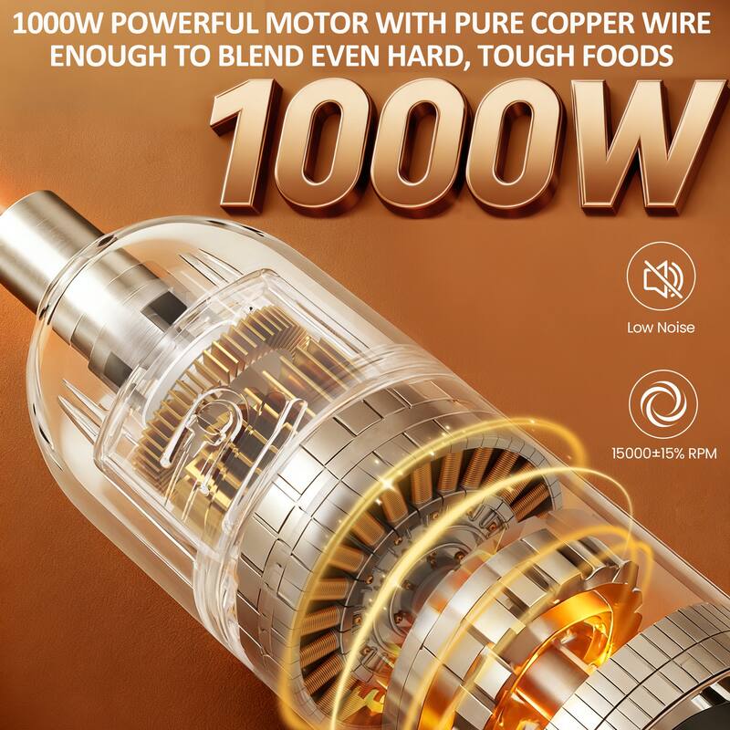 1000W Hand Blender with 10 Attachments