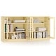 preview thumbnail 43 of 75, 100% Solid Wood Sideboard with Glass or Solid Wood Doors by Palace Imports - 64" x 35.75"