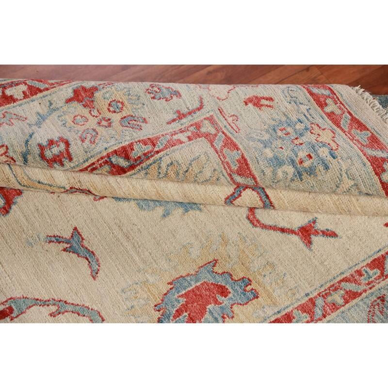 Vegetable Dye Traditional Ziegler Oriental Rug Handmade Wool Carpet - 6'0"x 8'11"