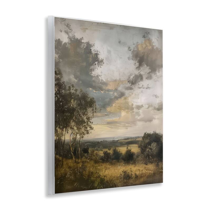 Stupell Rural Meadow at Dawn Wall Plaque Art Design By LSR Creative Studio