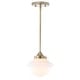 preview thumbnail 34 of 66, Cleo Adjustable Drop Metal/Glass LED Pendant, by JONATHAN Y
