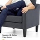preview thumbnail 40 of 100, VINGLI Mid Century Modern Fabric Accent Chair