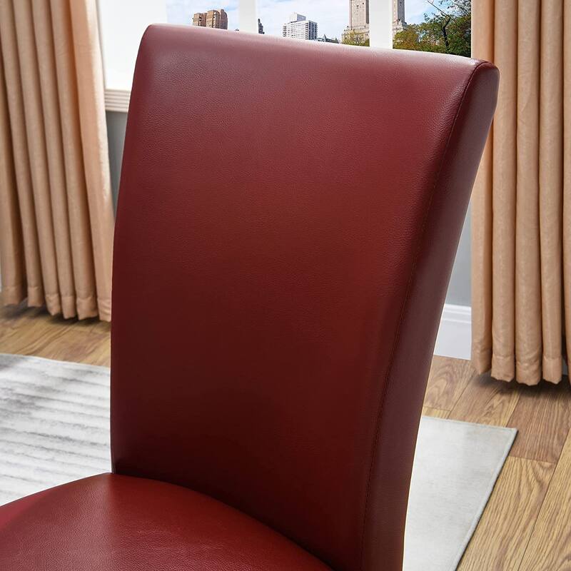 Faux Leather Dining Chairs Or Round Glass Dining Table