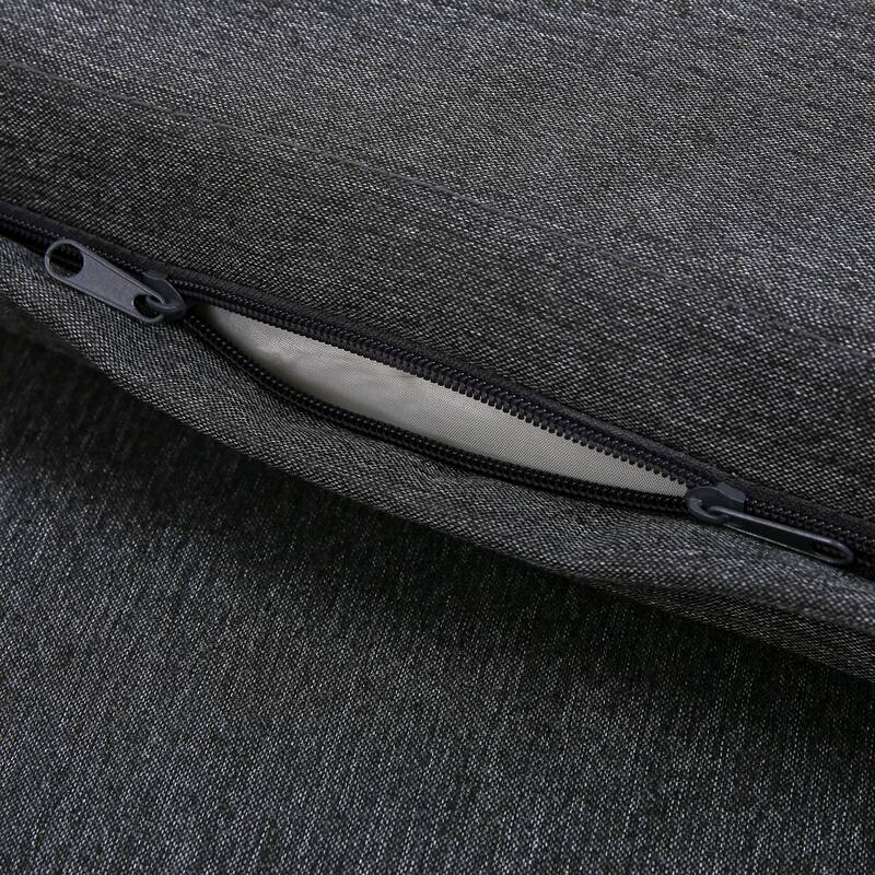 Set of 2 Outdoor Teak Wood Patio Chair with Cushion