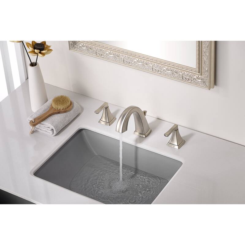 Ultra Faucets Lotto Collection 3-Hole Two-Handle Widespread Lavatory Faucet with Pop-Up Assembly