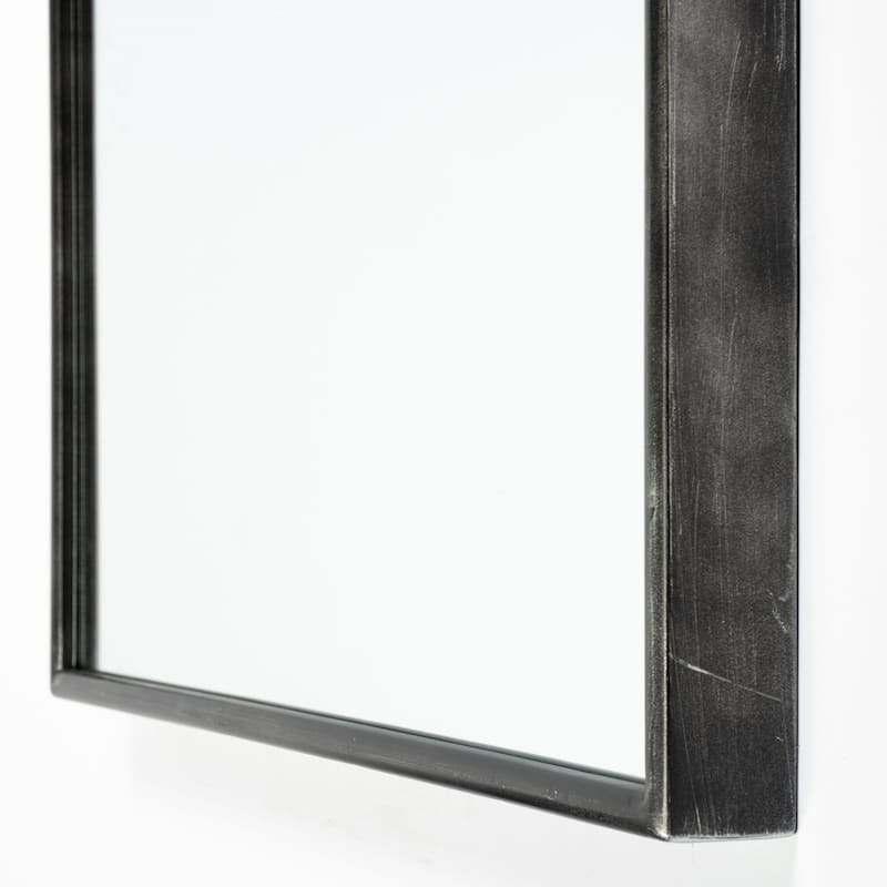 Agatha Metal Frame Arched Rectangular Mirror - 70" x 28"