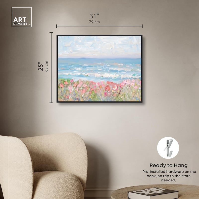 Waves of Peace Canvas by Art Remedy