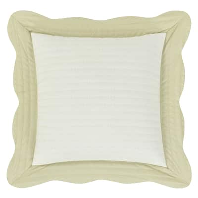 Amherst 20" Square Quilted Decorative Throw Pillow