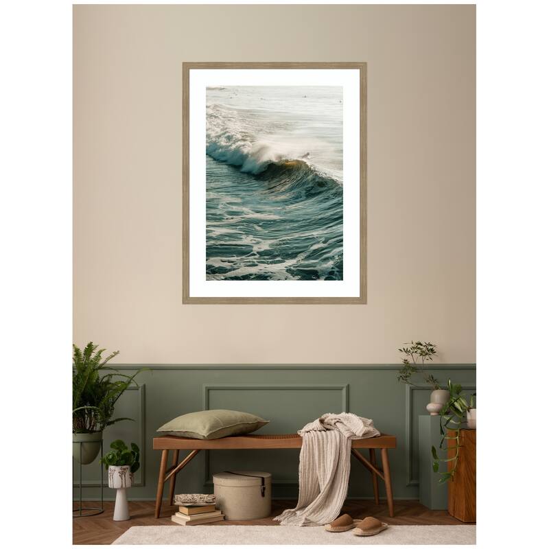 Kate and Laurel Morning Glow by Alicia Bock Framed Wall Art Print
