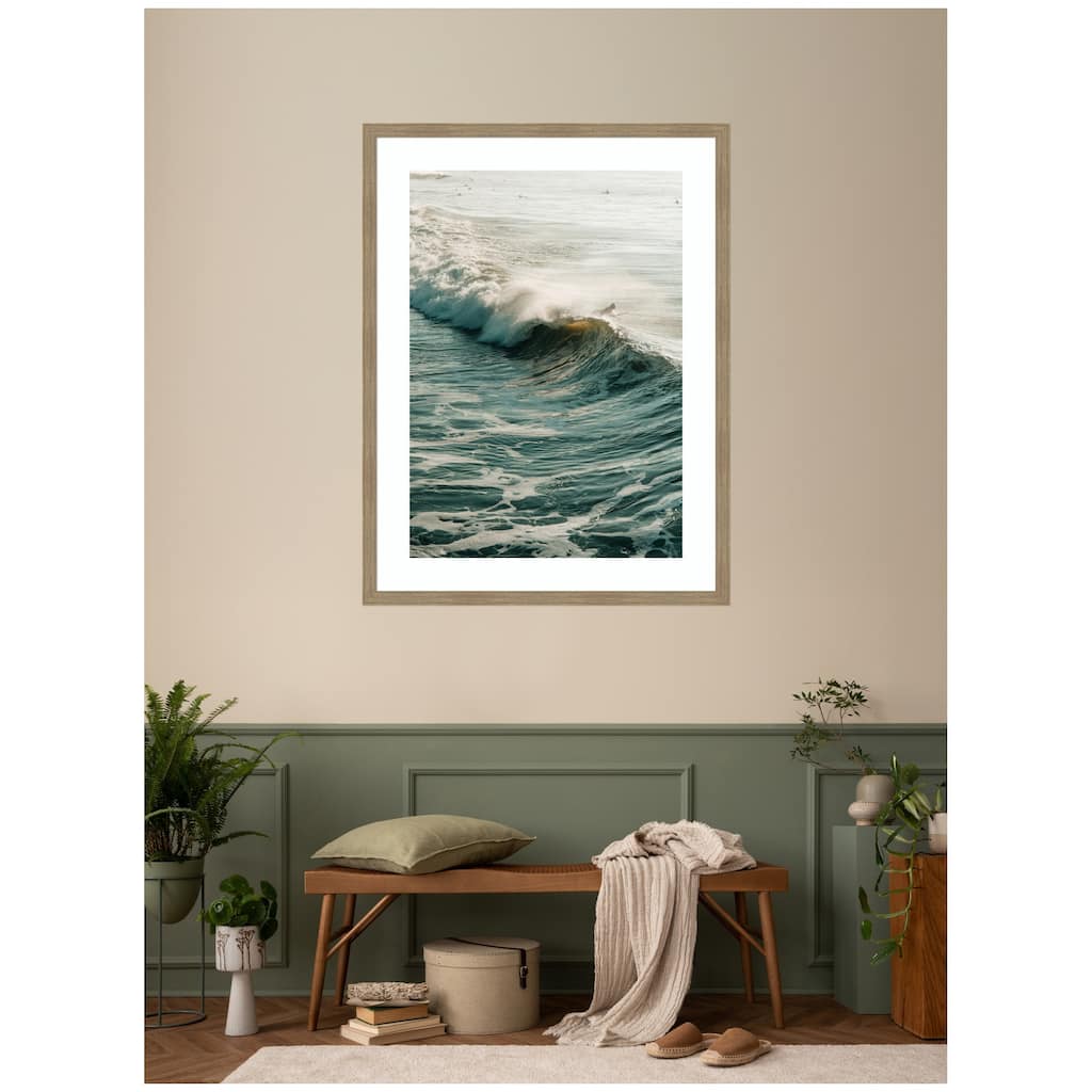 Kate and Laurel Morning Glow by Alicia Bock Framed Wall Art Print