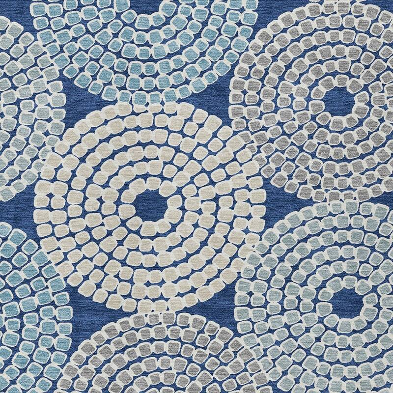 HomeRoots Geometric Transitional Rectangle Outdoor Rug