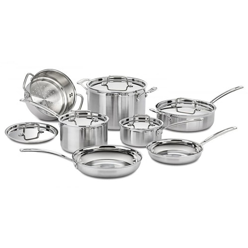 "Multiclad Pro Triple Ply Stainless 12 Pc Set Multiclad Pro Triple Ply Stainless 12 Pc Set"