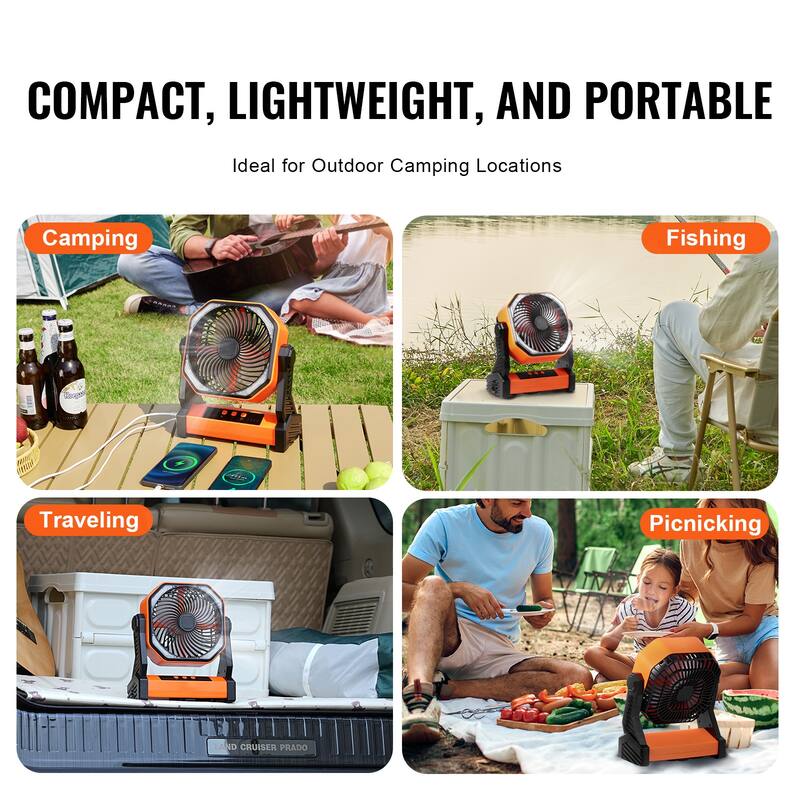 Fan USB Battery Operated Fans for Travel Bedroom Home Camping Office
