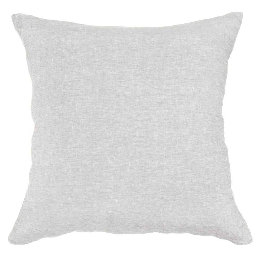 French Linen Pillow with Removable Sham by BOKSER HOME