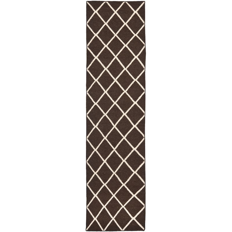 SAFAVIEH Handmade Flatweave Dhurries Valdi Modern Moroccan Wool Rug