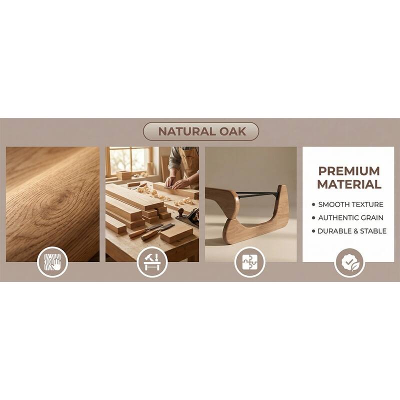 Modern Minimalist Creative Round Side Table - Dual Indoor/Outdoor Use Glass Top with Walnut Legs