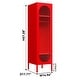 preview thumbnail 12 of 23, Metal Storage Cabinet for Kids Bedroom