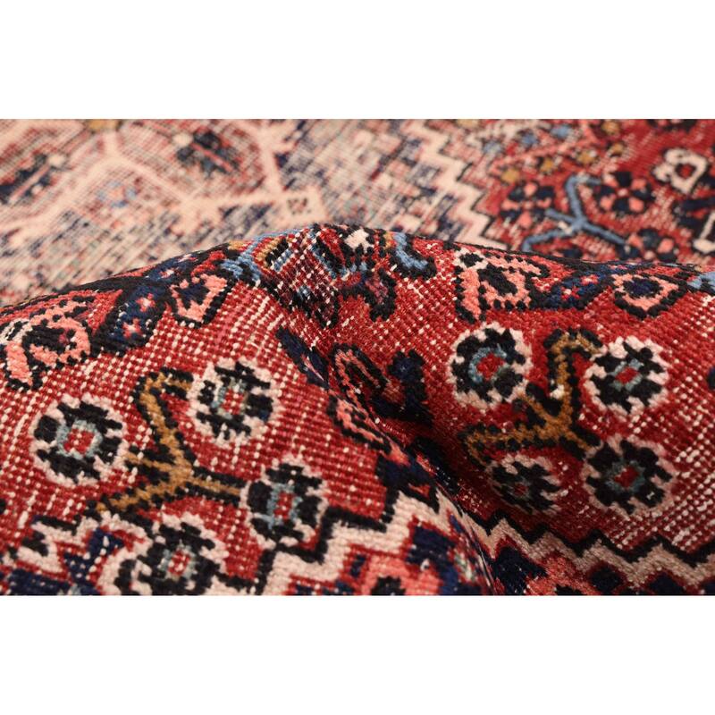 ECARPETGALLERY Hand-knotted Antalya Vintage Red Wool Rug - 4'4 x 6'6