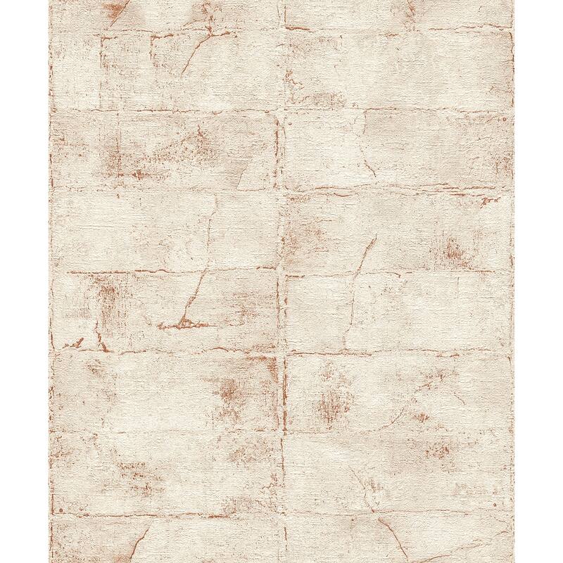 Advantage Clay Rust Stone Wallpaper - 20.9 x 396 x 0.025