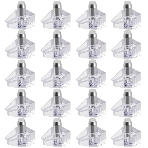 20 Pieces 3 Mm Shelf Pins Clear Support Pegs Cabinet Shelf Pegs