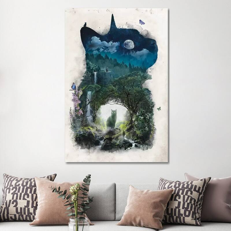 iCanvas "The Realm Of Cats" by Barrett Biggers Canvas Print
