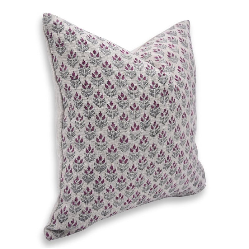 Fabdivine Linen Bohemian Block print pillow Cover