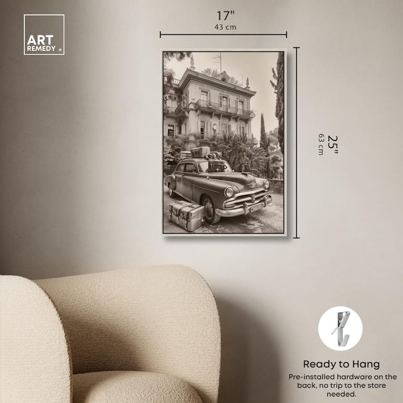 Pack Up the Car Canvas by Art Remedy