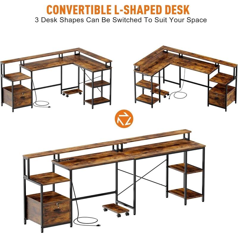 76 Inch Office Desk
