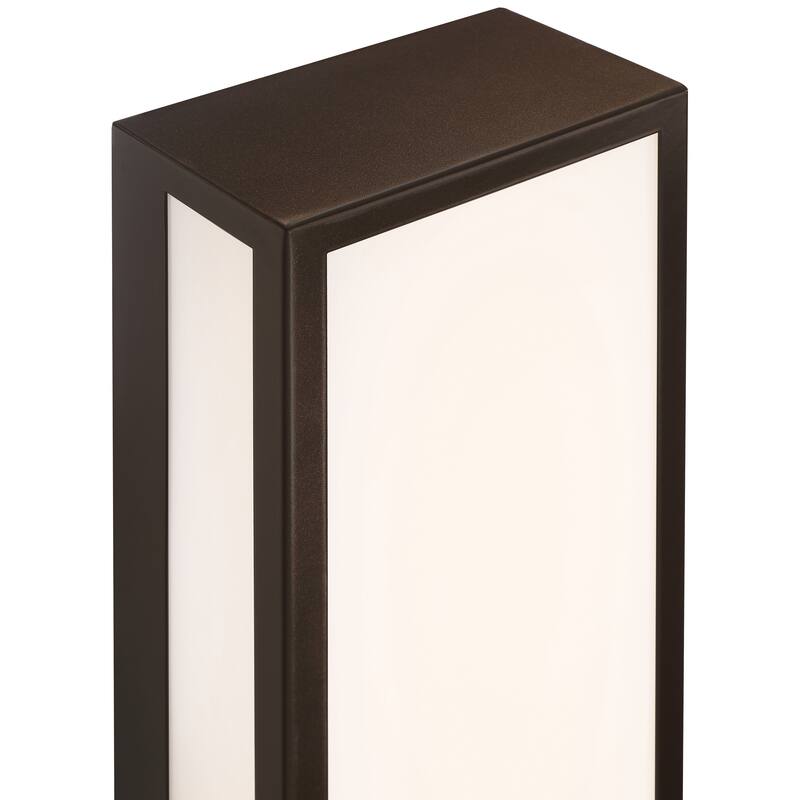 Access Lighting GEO Bi-Directional Large Outdoor LED Wall Sconce - Bronze Finish