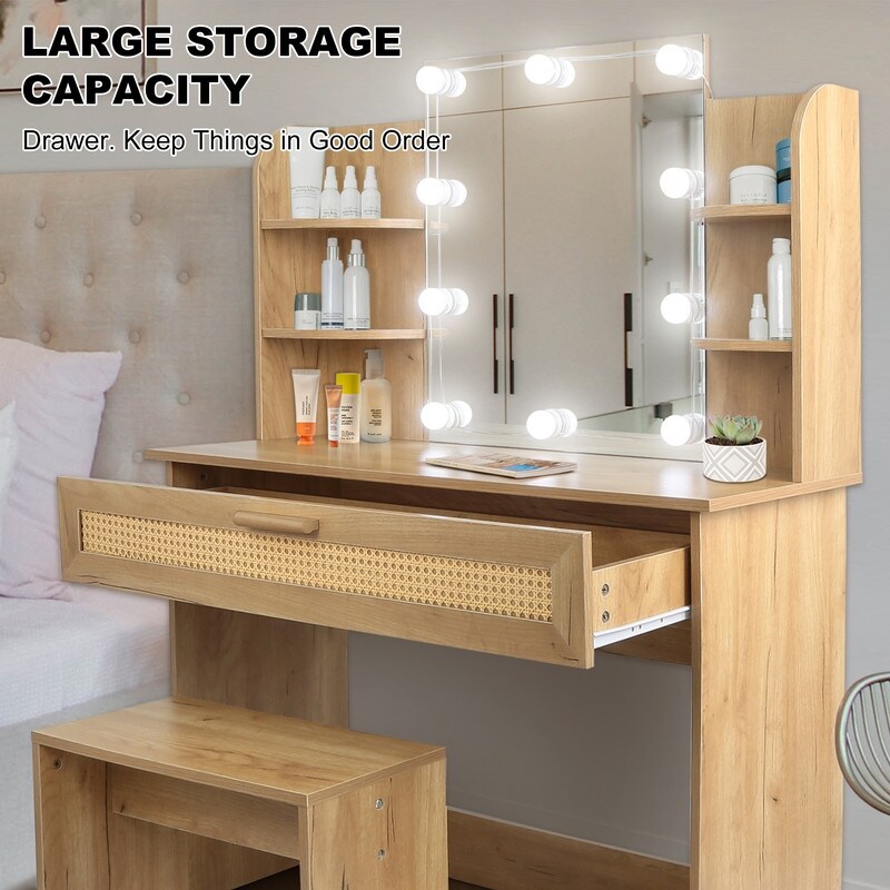Vanity stool boho deals