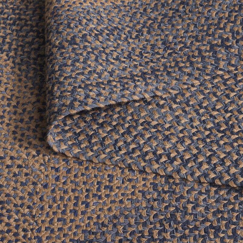 SAFAVIEH Handmade Braided Valida Jute & Cotton Reversible Rug