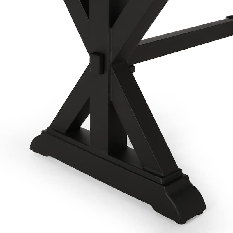 Brookdale Outdoor Aluminum Dining Table by Christopher Knight Home - 70.50"L x 30.75"W x 29.25"H