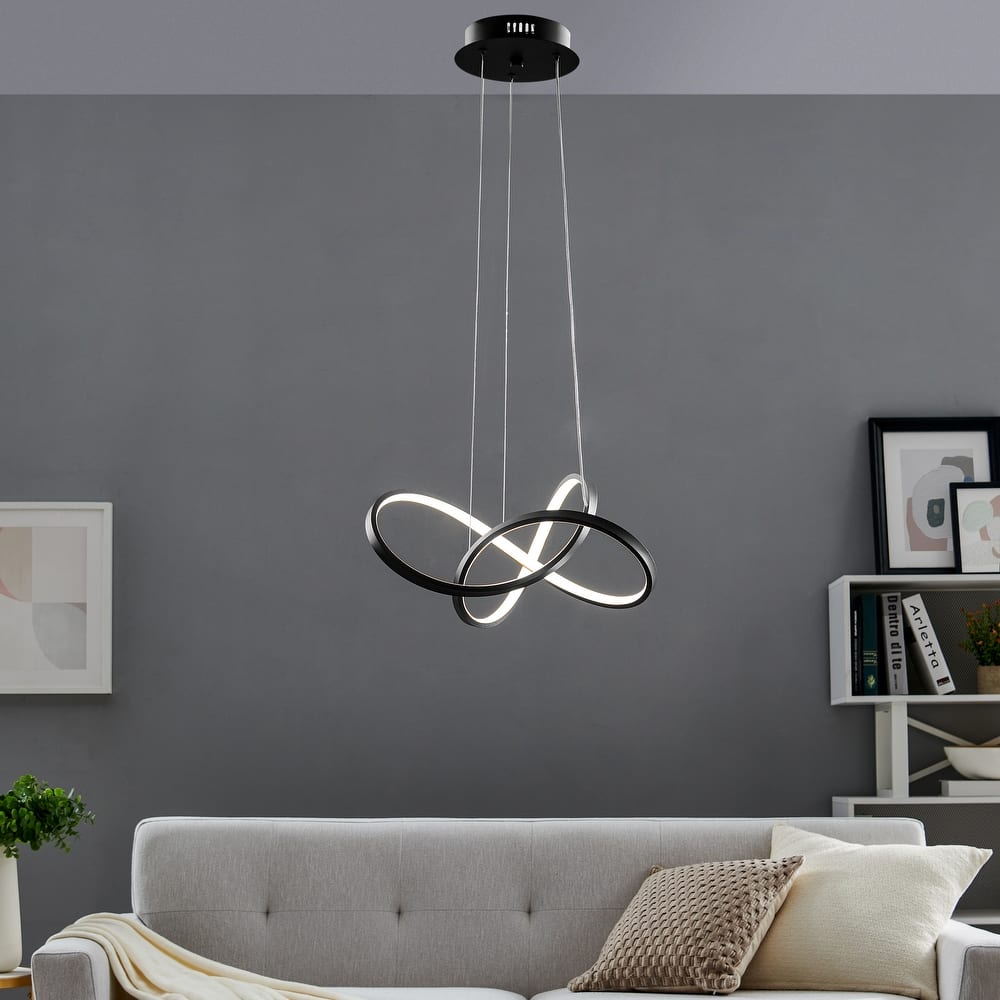 Knotted Integrated LED Dimmable Chandelier