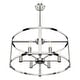 preview thumbnail 5 of 14, Hunter Astwood 26" 6 Light Chandelier, Dining Room, Kitchen, Cage - Art-Deco, Transitional, Contemporary