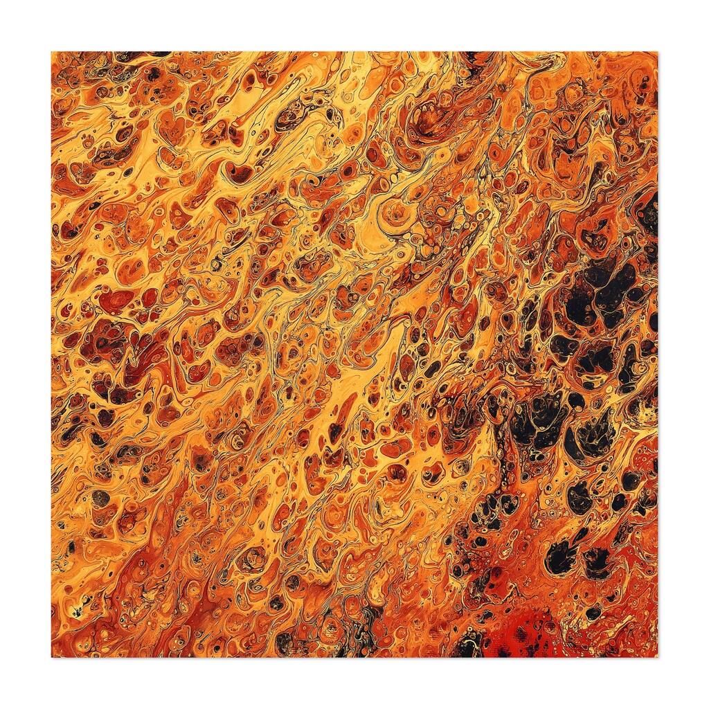 Abstract Fire Painting Light My Fire Unframed Wall Art Print/Poster
