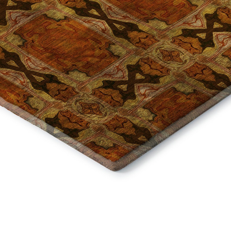 Premium Washable Super Soft Boho Medallions Mayfield Rug