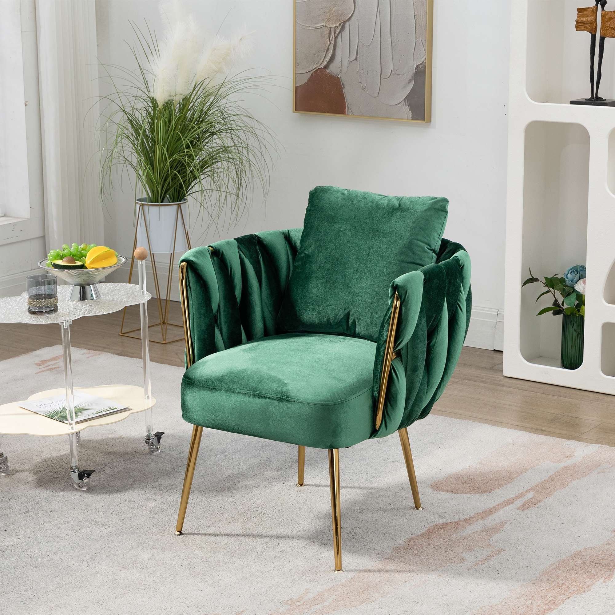 Green reading sales chair