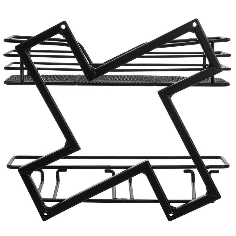 Wall Mounted Wine Rack - 10.4"D x4.1"W x 9.5"H