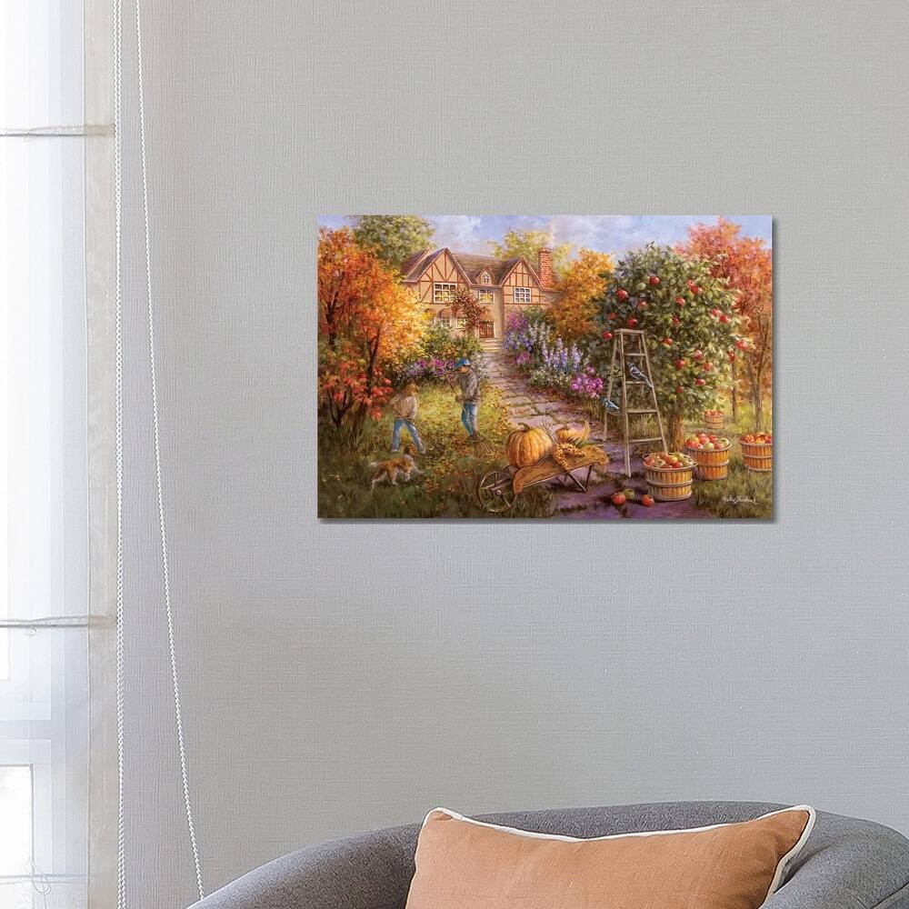 iCanvas "Gathering Fall" by Nicky Boehme Canvas Print