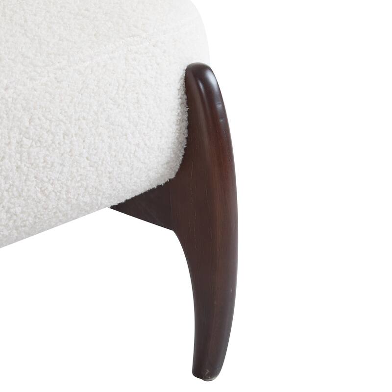 Modern Boucle Lounge Chair