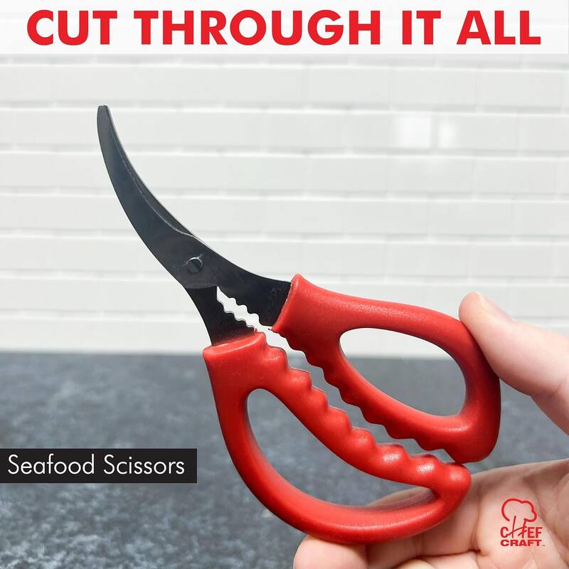 Chef Craft Stainless Steel Blade Seafood Scissors