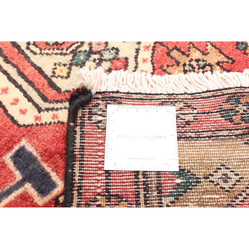 ECARPETGALLERY Hand-knotted Andelz Navy Wool Rug - 2'9 x 6'5