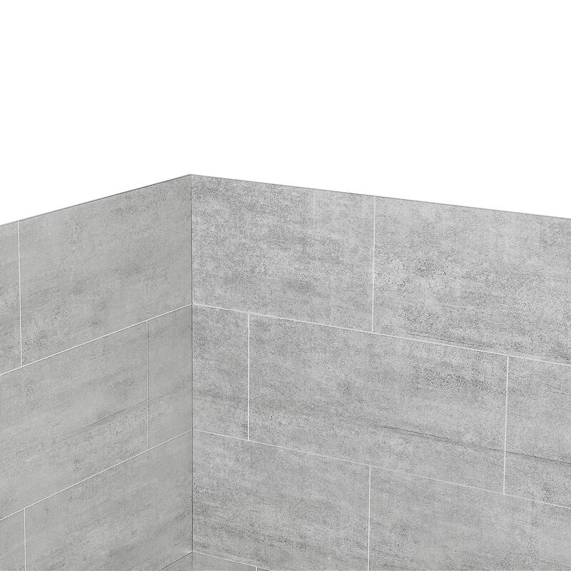 Ove Decors Misty 48 x 32 in. Solid Surface Alcove Shower Wall