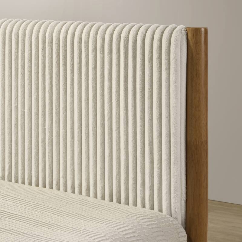 Vichy Rubberwood Platform Bed