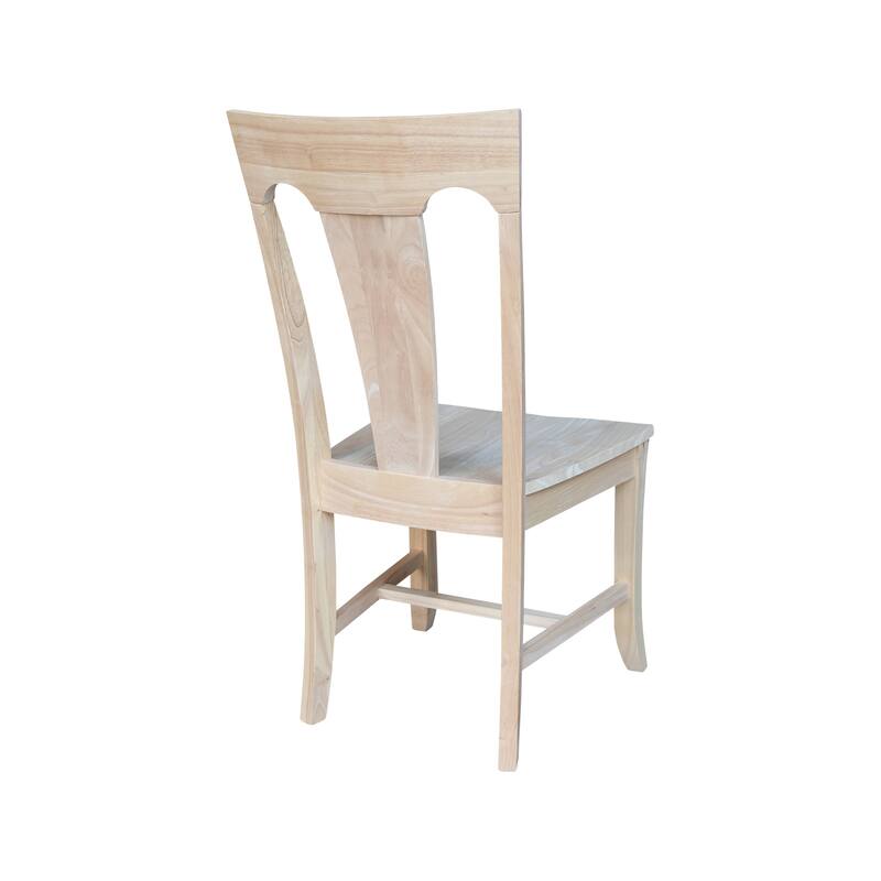Elle Solid Wood Dining Chairs, Set of 2