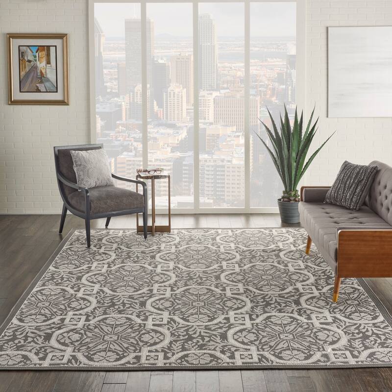 Porch & Den Godwin Medallion Indoor/Outdoor Area Rug