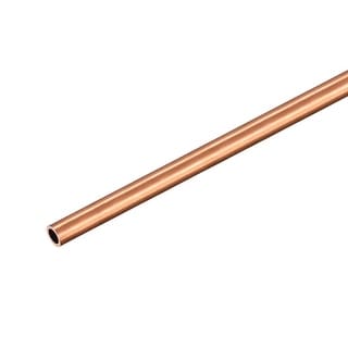 Copper Round Tube 5mm OD 0.25mm Wall Thickness 300mm Length Pipe Tubing ...